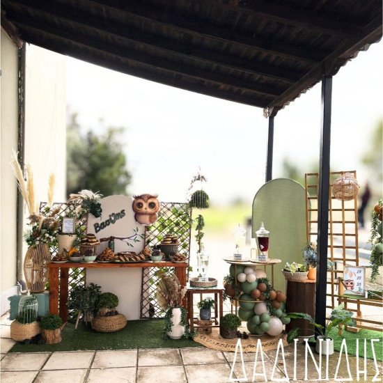 Στολισμός βάπτισης "Κουκουβάγια" ΣΤΟΛ242