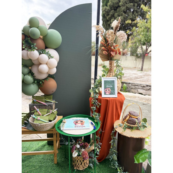 Στολισμός βάπτισης "Κουκουβάγια" ΣΤΟΛ242