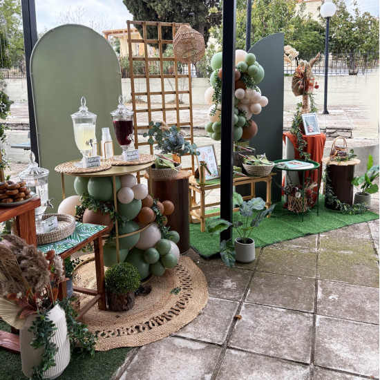 Στολισμός βάπτισης "Κουκουβάγια" ΣΤΟΛ242