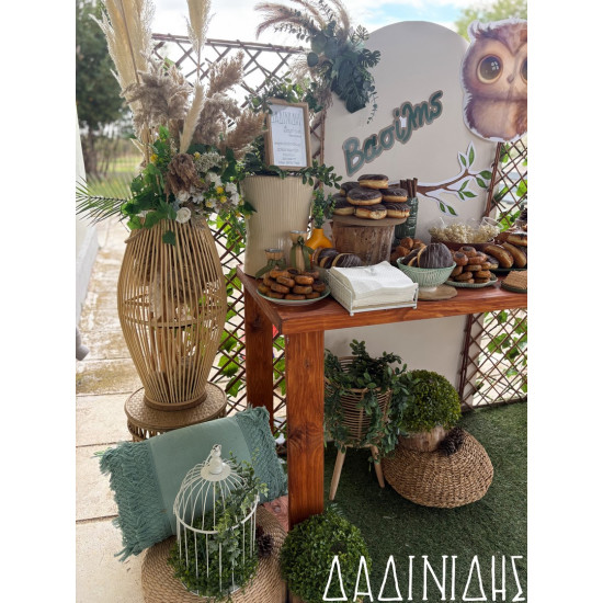 Στολισμός βάπτισης "Κουκουβάγια" ΣΤΟΛ242