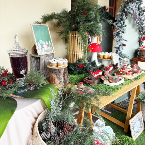 Στολισμός βάπτισης "Ζωάκια του δάσους" ΣΤΟΛ248