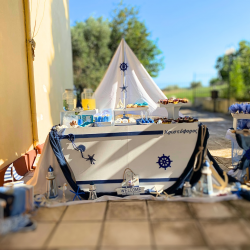 Στολισμός βάπτισης "Καράβι-ναυτικό" ΣΤΟΛ210