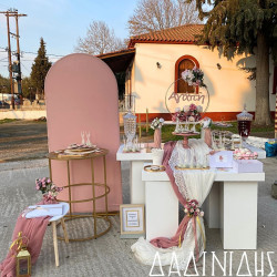 Στολισμός βάπτισης "Λουλούδια με όνομα" ΣΤΟΛ209