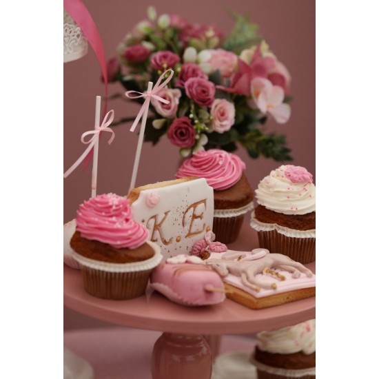 Στολισμός βάπτισης "Καρουζέλ ροζ" ΣΤΟΛ226