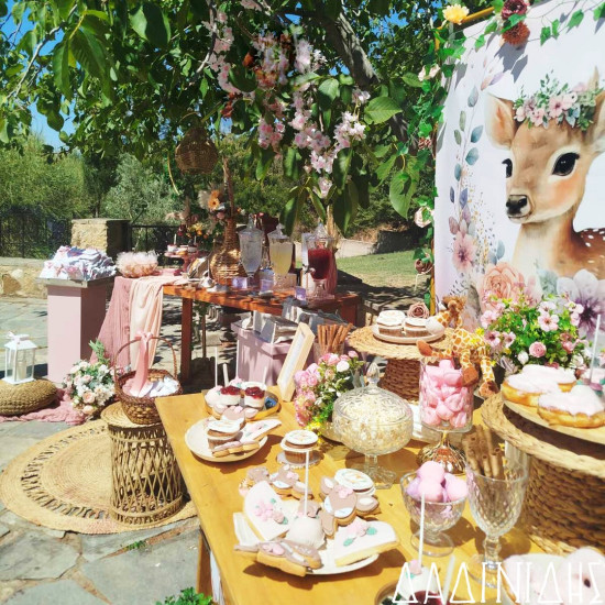 Στολισμός βάπτισης "Ελαφάκι" ΣΤΟΛ240