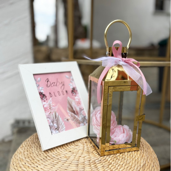 Στολισμός βάπτισης διπλός "Λουλούδια" ΣΤΟΛ228