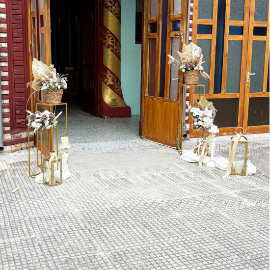 Στολισμός γαμοβάπτισης Boho ΣΤΟΛ247