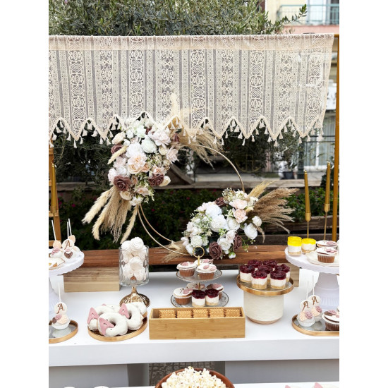 Στολισμός γαμοβάπτισης Boho ΣΤΟΛ247