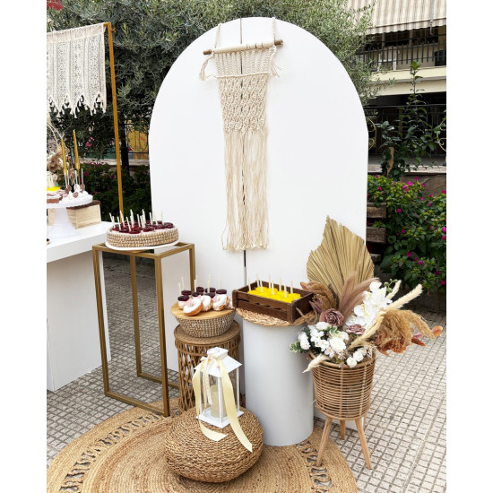 Στολισμός γαμοβάπτισης Boho ΣΤΟΛ247