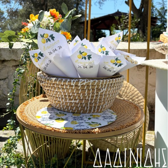 Στολισμός βάπτισης "Λεμόνι" ΣΤΟΛ251
