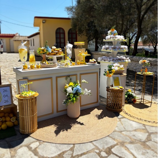 Στολισμός βάπτισης "Λεμόνι" ΣΤΟΛ251