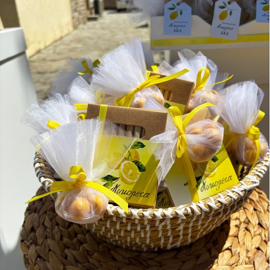 Στολισμός βάπτισης "Λεμόνι" ΣΤΟΛ251