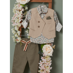 Βαπτιστικό ρούχο Μάκης Τσέλιος Α1427 Βαπτιστικό ρούχο Μάκης Τσέλιος Α1427