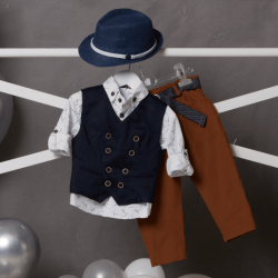 Βαπτιστικό ρούχο Μάκης Τσέλιος Α1564 Βαπτιστικό ρούχο Μάκης Τσέλιος Α1564