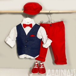 Βαπτιστικό ρούχο Μάκης Τσέλιος Α1563 Βαπτιστικό ρούχο Μάκης Τσέλιος Α1563