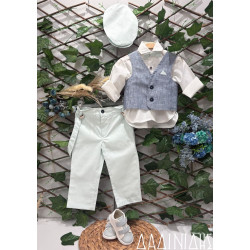 Βαπτιστικό ρούχο Μάκης Τσέλιος Α1605