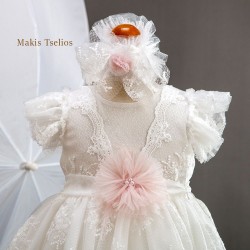 Βαπτιστικό φόρεμα Μάκης Τσέλιος Κ1892 (Σε πακέτο βάπτισης 120€)