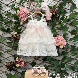 Βαπτιστικό φόρεμα χειροποίητο Κ1879