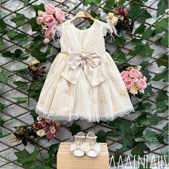 Βαπτιστικό φόρεμα χειροποίητο Κ1881