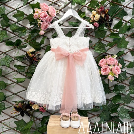 Βαπτιστικό φόρεμα χειροποίητο Κ1880