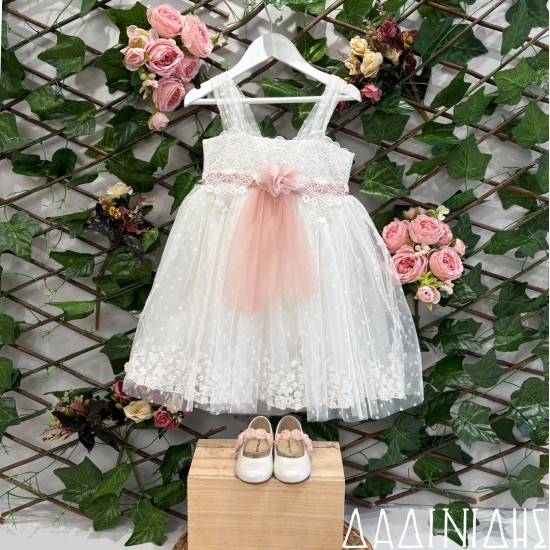 Βαπτιστικό φόρεμα χειροποίητο Κ1880