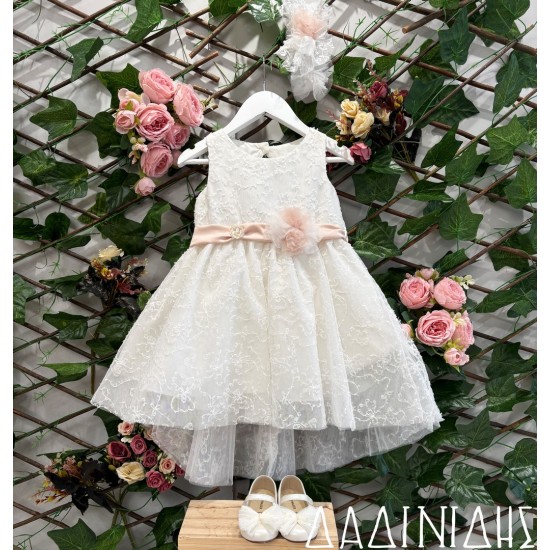 Βαπτιστικό φόρεμα χειροποίητο Κ1882