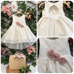 Βαπτιστικό φόρεμα Μάκης Τσέλιος Κ1883 (Σε πακέτο βάπτισης 120€)