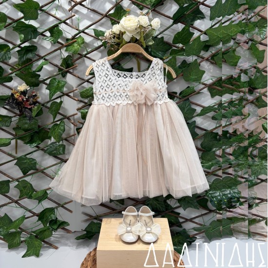 Βαπτιστικό φόρεμα χειροποίητο Κ1765