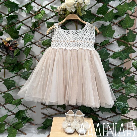 Βαπτιστικό φόρεμα χειροποίητο Κ1765