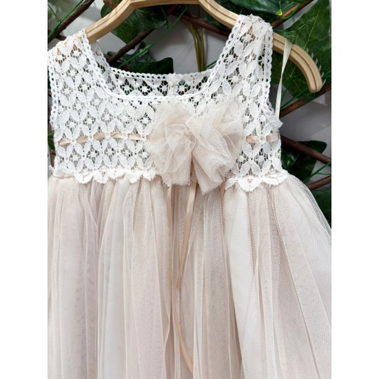 Βαπτιστικό φόρεμα χειροποίητο Κ1765