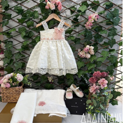 Βαπτιστικό φόρεμα χειροποίητο Κ1844