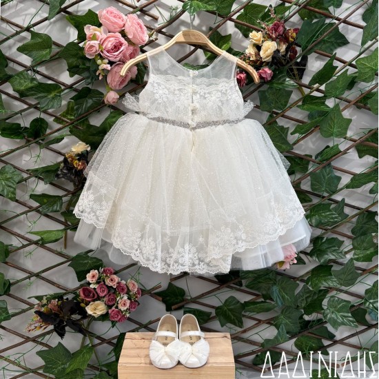 Βαπτιστικό φόρεμα χειροποίητο Κ1877