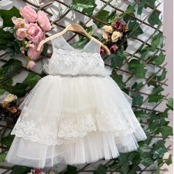 Βαπτιστικό φόρεμα χειροποίητο Κ1877