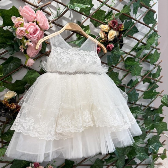 Βαπτιστικό φόρεμα χειροποίητο Κ1877