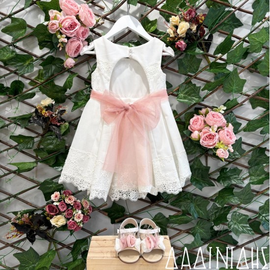 Βαπτιστικό φόρεμα χειροποίητο Κ1884