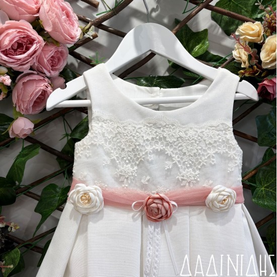 Βαπτιστικό φόρεμα χειροποίητο Κ1884