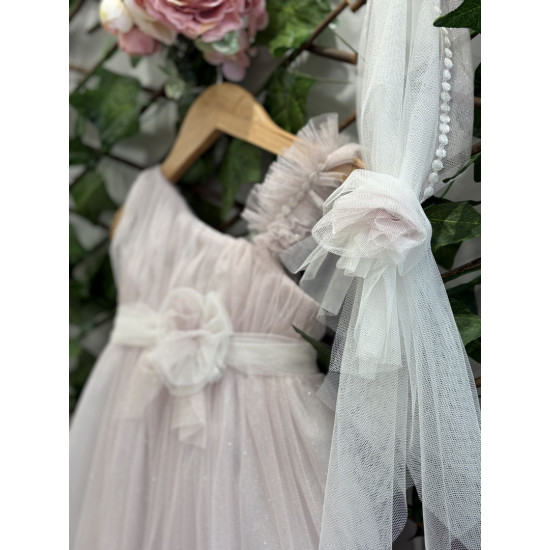 Πακέτο βάπτισης "Λουλούδια μονόγραμμα " ΠΚ230