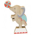 Ξύλινο σταντ ελεφαντάκι-τσίρκο ΜΑΞ138