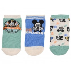 Σετ κάλτσες 3ων τεμαχίων Mickey Mouse ΠΑΠ589 Σετ κάλτσες 3ων τεμαχίων Mickey Mouse ΠΑΠ589