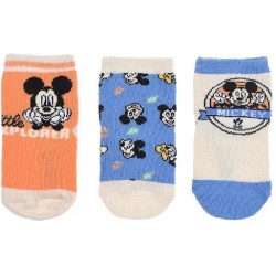 Σετ κάλτσες 3ων τεμαχίων Mickey Mouse ΠΑΠ589 Σετ κάλτσες 3ων τεμαχίων Mickey Mouse ΠΑΠ589