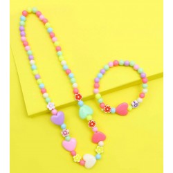 Σετ κολιέ-βραχιόλι παιδικό ΚΑΞ356
