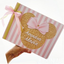 Χειροποίητο ευχολόγιο με Minnie Mouse και όνομα ΕΥΧ156