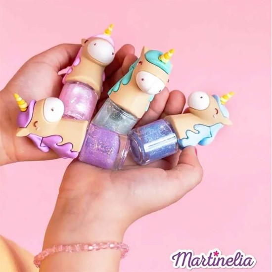 Παιδικό βερνίκι νυχιών Glitter Μονόκερος Martinelia 3ml 90010