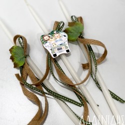 Κεράκια με θέμα τα Ζωάκια της ζούγκλας σε τζιπ ΚΕΡ134