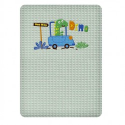 Κουβέρτα πικέ 80x110 Adam Home δεινόσαυρος AH-30129