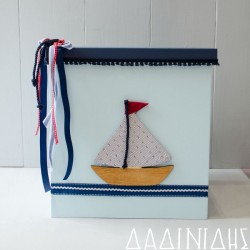 Ξύλινο κουτί "Καραβάκι" ΚΤ265 Ξύλινο κουτί "Καραβάκι" ΚΤ265
