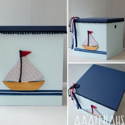 Ξύλινο κουτί "Καραβάκι" ΚΤ265 Ξύλινο κουτί "Καραβάκι" ΚΤ265