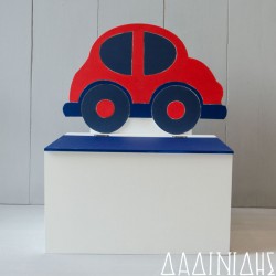 Ξύλινο κουτί βάπτισης με πλάτη αυτοκίνητο ΚΤ523 Ξύλινο κουτί βάπτισης με πλάτη αυτοκίνητο ΚΤ523