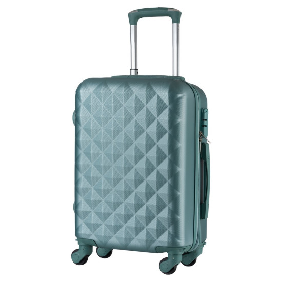 Βαλίτσα τρόλευ βάπτισης διαμαντάκι σε χρώματα ΚΤ532