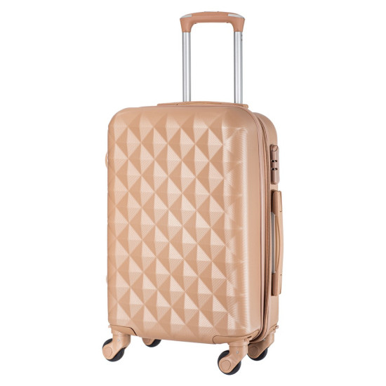 Βαλίτσα τρόλευ βάπτισης διαμαντάκι σε χρώματα ΚΤ532